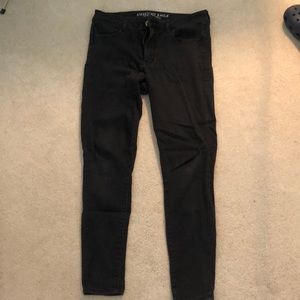 Super Super Stretch Low-Rise Jeggings - Black